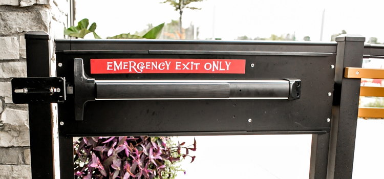 emergency push bar installation in Glenvar Heights